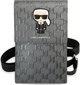 Karl Lagerfeld Karl Lagerfeld Τσάντα KLWBSAMIPG ασημί/silver Ikonik Karl Monogram Patch NoSize
