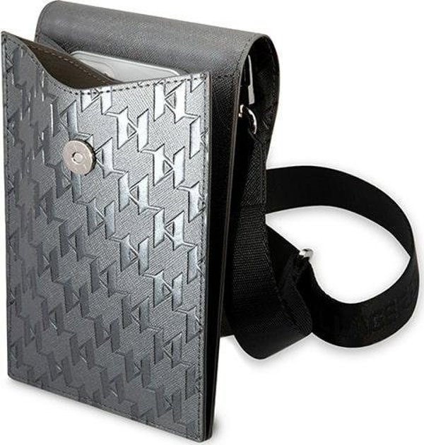 Karl Lagerfeld Karl Lagerfeld Τσάντα KLWBSAMIPG ασημί/silver Ikonik Karl Monogram Patch NoSize