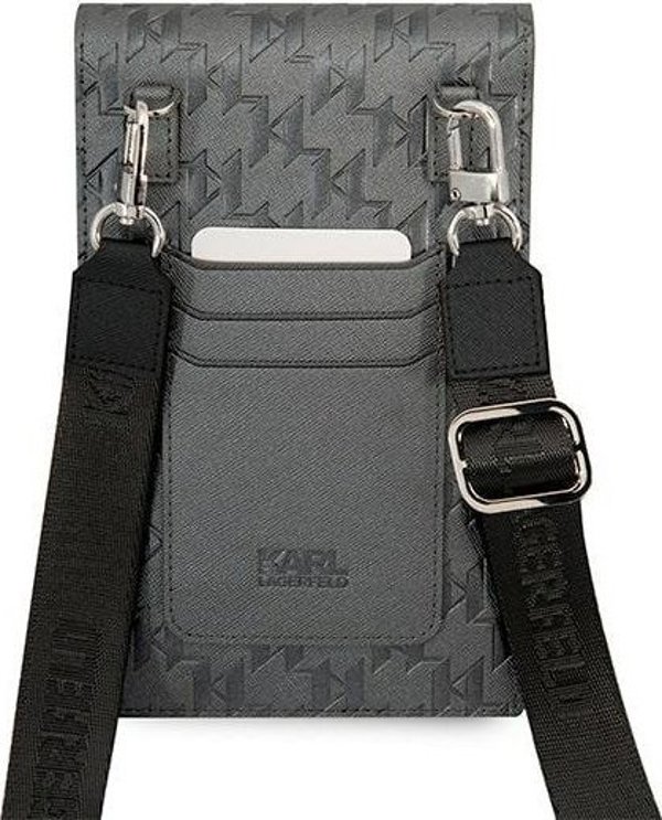 Karl Lagerfeld Karl Lagerfeld Τσάντα KLWBSAMIPG ασημί/silver Ikonik Karl Monogram Patch NoSize