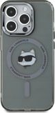 Σκληρή θήκη Karl Lagerfeld KLHMP15XHLSCHK iPhone 15 Pro Max 6.7" μαύρο/μαύρο IML Metal Choupette Head MagSafe