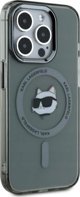 Σκληρή θήκη Karl Lagerfeld KLHMP15XHLSCHK iPhone 15 Pro Max 6.7" μαύρο/μαύρο IML Metal Choupette Head MagSafe