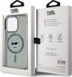 Σκληρή θήκη Karl Lagerfeld KLHMP15XHLSCHK iPhone 15 Pro Max 6.7" μαύρο/μαύρο IML Metal Choupette Head MagSafe
