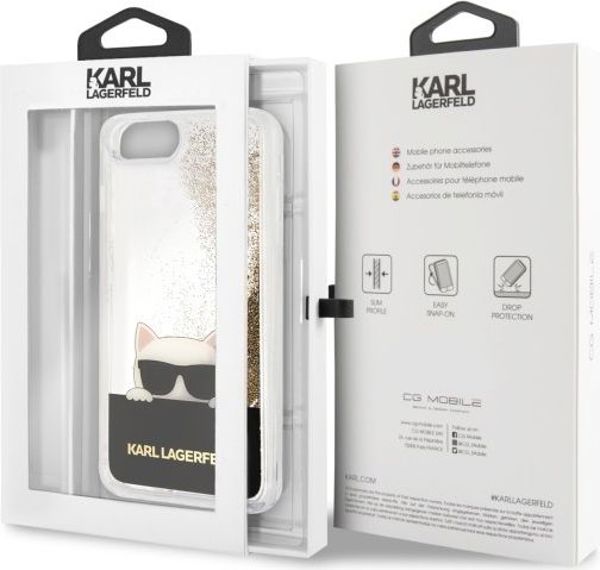 Γυαλιά Ηλίου Karl Lagerfeld Choupette Glitter για iPhone 7/8 Plus Χρυσό