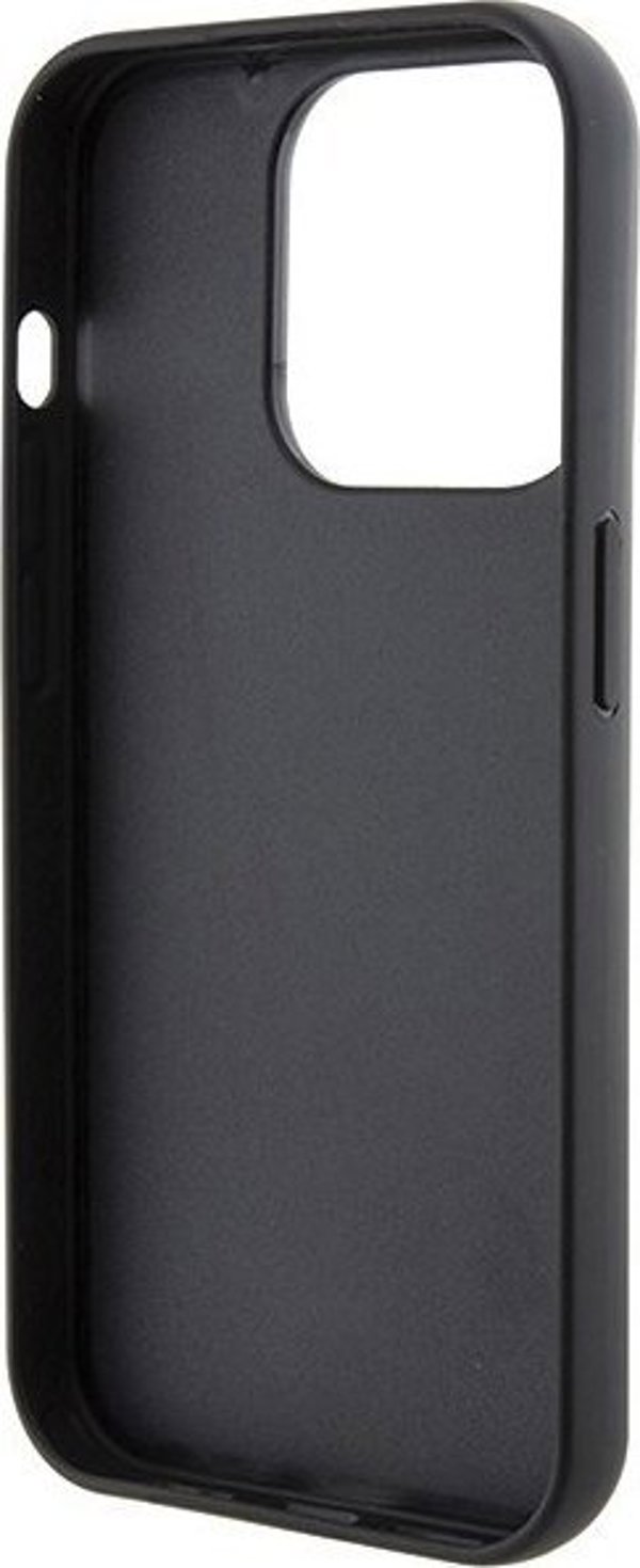 Karl Lagerfeld Karl Lagerfeld KLHCP15LGSACHPK iPhone 15 Pro 6.1" μαύρη σκληρή θήκη Gripstand Saffiano Choupette Pins