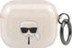 Θήκη προστασίας Karl Lagerfeld KLA3UKHGD Glitter Karl`s Head για AirPods 3 χρυσό