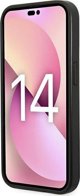 Σκληρή θήκη Karl Lagerfeld KLHCP14XSAPCHK Apple iPhone 14 Pro Max μαύρο Saffiano Choupette Head Patch