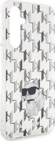 Σκληρή θήκη Karl Lagerfeld KLHCS23FEHNCMKLT Samsung Galaxy S23 FE Monogram Choupette διαφανής