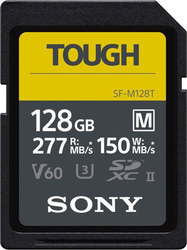 Κάρτα Sony SF-M Tough SDXC 128 GB Class 10 UHS-II U3 V60 (SFM128T/T1)