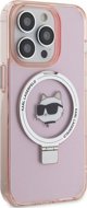 Karl Lagerfeld Karl Lagerfeld KLHMP15XHMRSCHP iPhone 15 Pro Max 6.7" ροζ σκληρή θήκη Ring Stand Choupette Head MagSafe