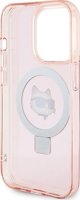 Karl Lagerfeld Karl Lagerfeld KLHMP15XHMRSCHP iPhone 15 Pro Max 6.7" ροζ σκληρή θήκη Ring Stand Choupette Head MagSafe