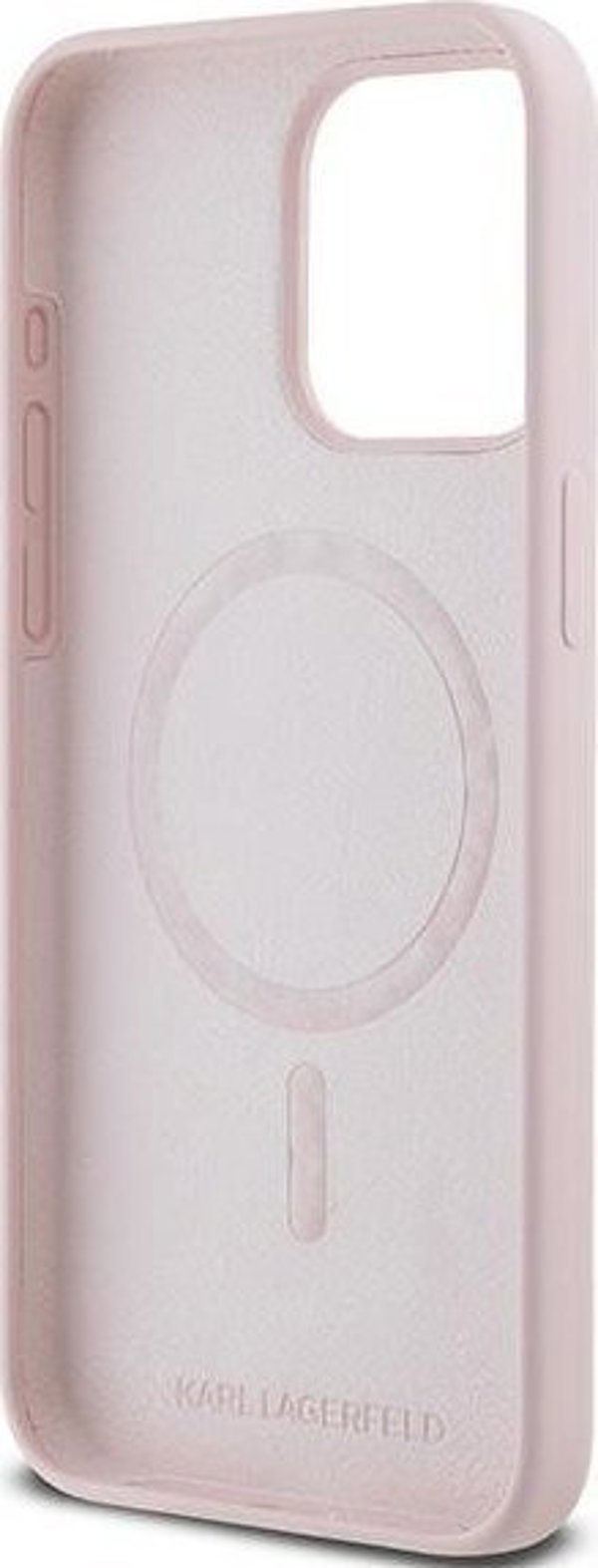 Karl Lagerfeld Karl Lagerfeld KLHMP15XSCMKCRHP iPhone 15 Pro Max 6.7" ροζ/ροζ σκληρή θήκη σιλικόνης Karl & Choupette Ring MagSafe