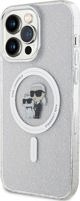 Διαφανής σκληρή θήκη Karl Lagerfeld KLHMP15XHGKCNOT iPhone 15 Pro Max 6.7" Karl&Choupette Glitter MagSafe
