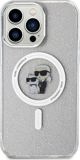 Διαφανής σκληρή θήκη Karl Lagerfeld KLHMP15XHGKCNOT iPhone 15 Pro Max 6.7" Karl&Choupette Glitter MagSafe