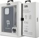 Karl Lagerfeld Karl Lagerfeld KLHCP15LSASKNPSK iPhone 15 Pro 6.1" σκληρή θήκη μαύρη Crossbody Saffiano Monogram Metal Pin Karl & Choupette