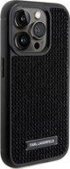 Karl Lagerfeld Karl Lagerfeld KLHCP15LHDSPLK iPhone 15 Pro 6.1" μαύρο σκληρή θήκη Rhinestone Logo Metal Plate