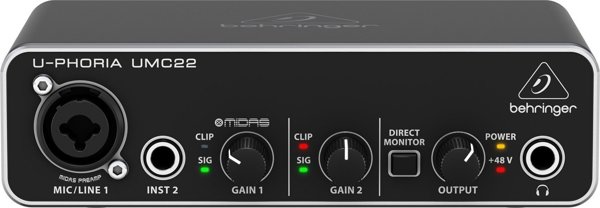 Κάρτα ήχου Behringer UMC22