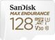SanDisk Max Endurance MicroSDXC 128GB Κάρτα Μνήμης Class 10 UHS-I U3 V30 για Dash Cam & Home Security