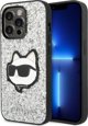 Karl Lagerfeld Karl Lagerfeld KLHCP14XG2CPS iPhone 14 Pro Max 6,7" ασημί/ασημένιο σκληρή θήκη Glitter Choupette Patch NoSize