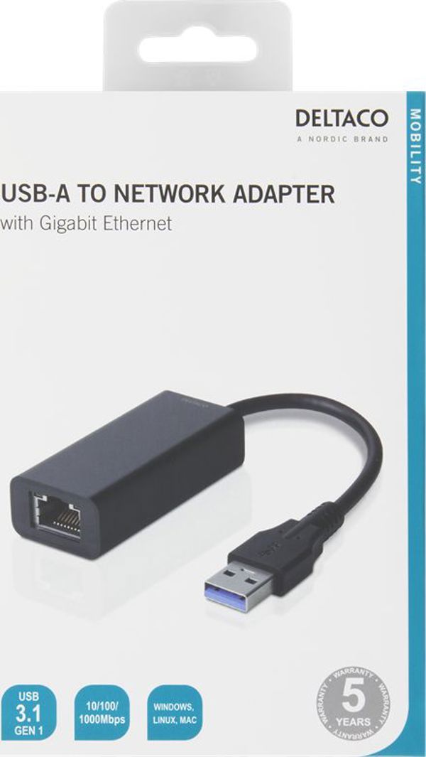 Κάρτα δικτύου Deltaco USB3-GIGA5