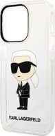 Διάφανη σκληρή θήκη Karl Lagerfeld KLHCP14XHNIKTCT Apple iPhone 14 Pro Max Ikonik Etui Karl Lagerfeld