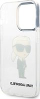 Διάφανη σκληρή θήκη Karl Lagerfeld KLHCP14XHNIKTCT Apple iPhone 14 Pro Max Ikonik Etui Karl Lagerfeld