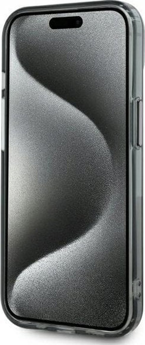 Karl Lagerfeld Karl Lagerfeld KLHMP15SHLSKCK iPhone 15 6.1" μαύρο/μαύρο σκληρή θήκη IML Metal Karl&Choupette Head MagSafe