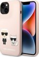 Καρλ Λάγκερφελντ KLHMP14MSSKCI Θήκη iPhone 14 Plus 6,7" σκληρή ανοιχτό ροζ Σιλικόνη Karl & Choupette Magsafe NoSize