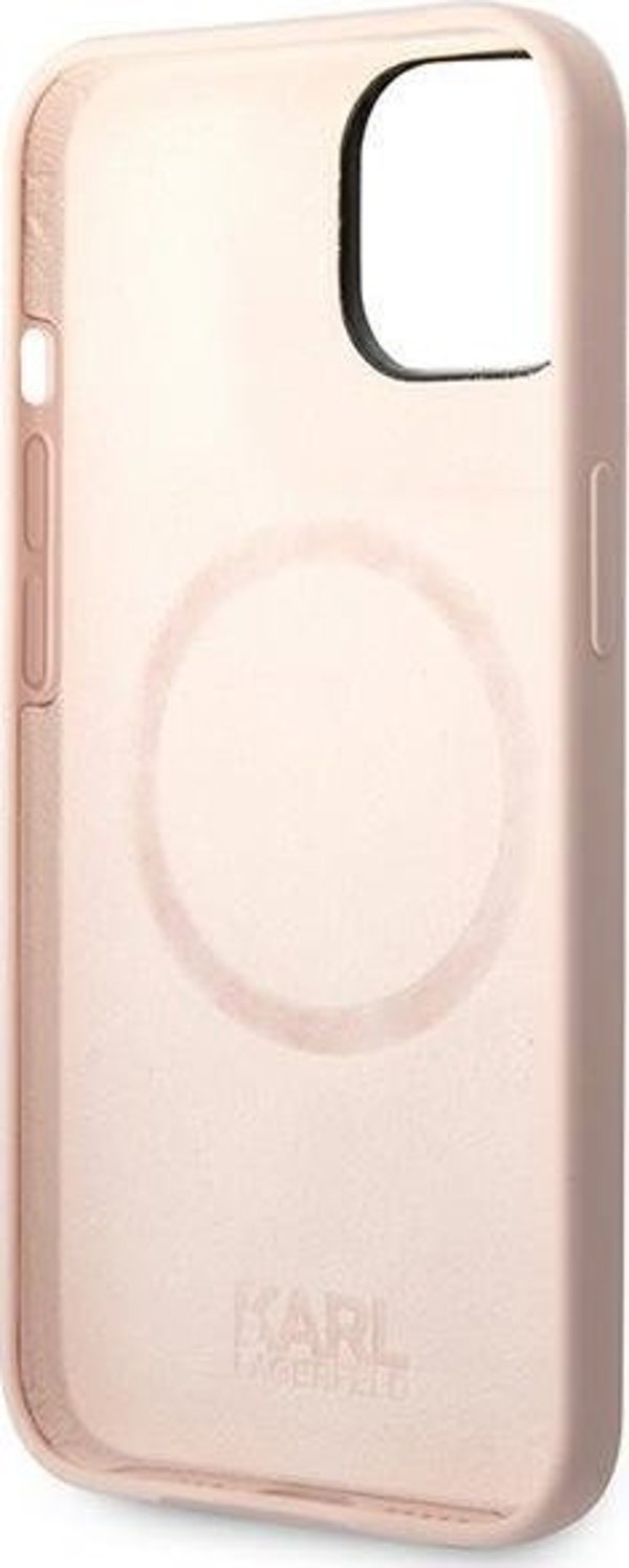 Καρλ Λάγκερφελντ KLHMP14MSSKCI Θήκη iPhone 14 Plus 6,7" σκληρή ανοιχτό ροζ Σιλικόνη Karl & Choupette Magsafe NoSize