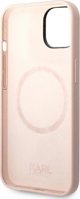 Καρλ Λάγκερφελντ KLHMP14MSSKCI Θήκη iPhone 14 Plus 6,7" σκληρή ανοιχτό ροζ Σιλικόνη Karl & Choupette Magsafe NoSize
