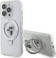 Θήκη Karl Lagerfeld Karl Lagerfeld KLHMP13XHMRSKCH iPhone 13 Pro Max 6.7" λευκό/white σκληρή θήκη με βάση δαχτυλιδιού Karl&Choupettte MagSafe