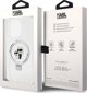 Θήκη Karl Lagerfeld Karl Lagerfeld KLHMP13XHMRSKCH iPhone 13 Pro Max 6.7" λευκό/white σκληρή θήκη με βάση δαχτυλιδιού Karl&Choupettte MagSafe