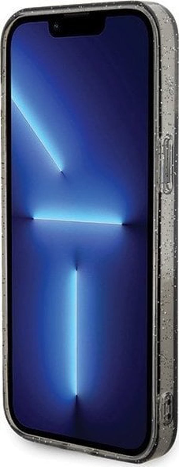 Θήκη Karl Lagerfeld Karl Lagerfeld KLHMP15XHGKCNOK iPhone 15 Pro Max 6.7" μαύρο/black σκληρή θήκη Karl&Choupette Glitter MagSafe