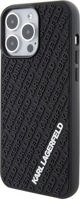 Σκληρή θήκη Karl Lagerfeld Karl Lagerfeld KLHCP15X3DMKRLK iPhone 15 Pro Max 6.7" μαύρο 3D Rubber Multi Logo