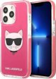 Σκληρή θήκη Karl Lagerfeld KLHCP13XTPECPI iPhone 13 Pro Max 6,7" φούξια Choupette Head NoSize