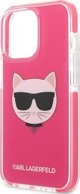 Σκληρή θήκη Karl Lagerfeld KLHCP13XTPECPI iPhone 13 Pro Max 6,7" φούξια Choupette Head NoSize