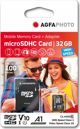 Κάρτα Μνήμης AgfaPhoto MicroSDHC 32GB Class 10 UHS-I A1 V10 (SB6031) για Smartphone, Tablet και Κάμερες