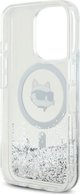 Σκληρή θήκη Karl Lagerfeld KLHMP16XLGCHSGH iPhone 16 Pro Max 6.9" διαφανής Liquid Glitter Choupette Head Magsafe