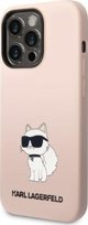 Karl Lagerfeld Karl Lagerfeld KLHCP14LSNCHBCP iPhone 14 Pro 6,1" σκληρή θήκη ροζ σιλικόνης Choupette NoSize