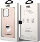Karl Lagerfeld Karl Lagerfeld KLHCP14LSNCHBCP iPhone 14 Pro 6,1" σκληρή θήκη ροζ σιλικόνης Choupette NoSize