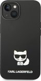 Σκληρή θήκη Karl Lagerfeld KLHCP14SSLCTBK Apple iPhone 14 μαύρη σιλικόνη Choupette Body