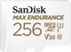 SanDisk Max Endurance MicroSDXC 256GB Κάρτα Μνήμης Class 10, UHS-I, V30 για Κάμερες Ασφαλείας & Αυτοκινήτου - 100MB/s