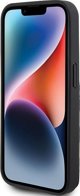 Karl Lagerfeld Karl Lagerfeld KLHCP15LSAKCNSCK iPhone 15 Pro 6.1" σκληρή θήκη μαύρη Saffiano με θήκες για κάρτες και βάση Monogram Choupette