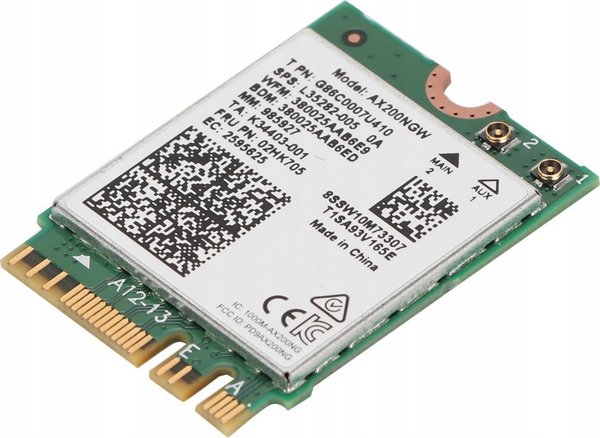 Κάρτα δικτύου Intel NIC WI-FI 6 AX200 2230 2x2