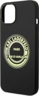 Karl Lagerfeld Karl Lagerfeld KLHCP14MSRSGRCK iPhone 14 Plus 6,7" hardcase czarny/black Silicone RSG NoSize
