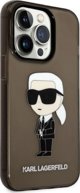 Κάλυμμα Karl Lagerfeld KLHCP14XHNIKTCK Apple iPhone 14 Pro Max μαύρο/black σκληρή θήκη Ikonik Κάλυμμα Karl Lagerfeld