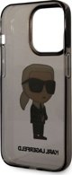 Κάλυμμα Karl Lagerfeld KLHCP14XHNIKTCK Apple iPhone 14 Pro Max μαύρο/black σκληρή θήκη Ikonik Κάλυμμα Karl Lagerfeld