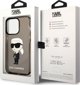 Κάλυμμα Karl Lagerfeld KLHCP14XHNIKTCK Apple iPhone 14 Pro Max μαύρο/black σκληρή θήκη Ikonik Κάλυμμα Karl Lagerfeld