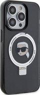 Karl Lagerfeld Karl Lagerfeld KLHMP15LHMRSKHK iPhone 15 Pro 6.1" μαύρη σκληρή θήκη Ring Stand Karl Head MagSafe