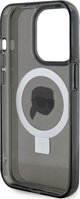 Karl Lagerfeld Karl Lagerfeld KLHMP15LHMRSKHK iPhone 15 Pro 6.1" μαύρη σκληρή θήκη Ring Stand Karl Head MagSafe
