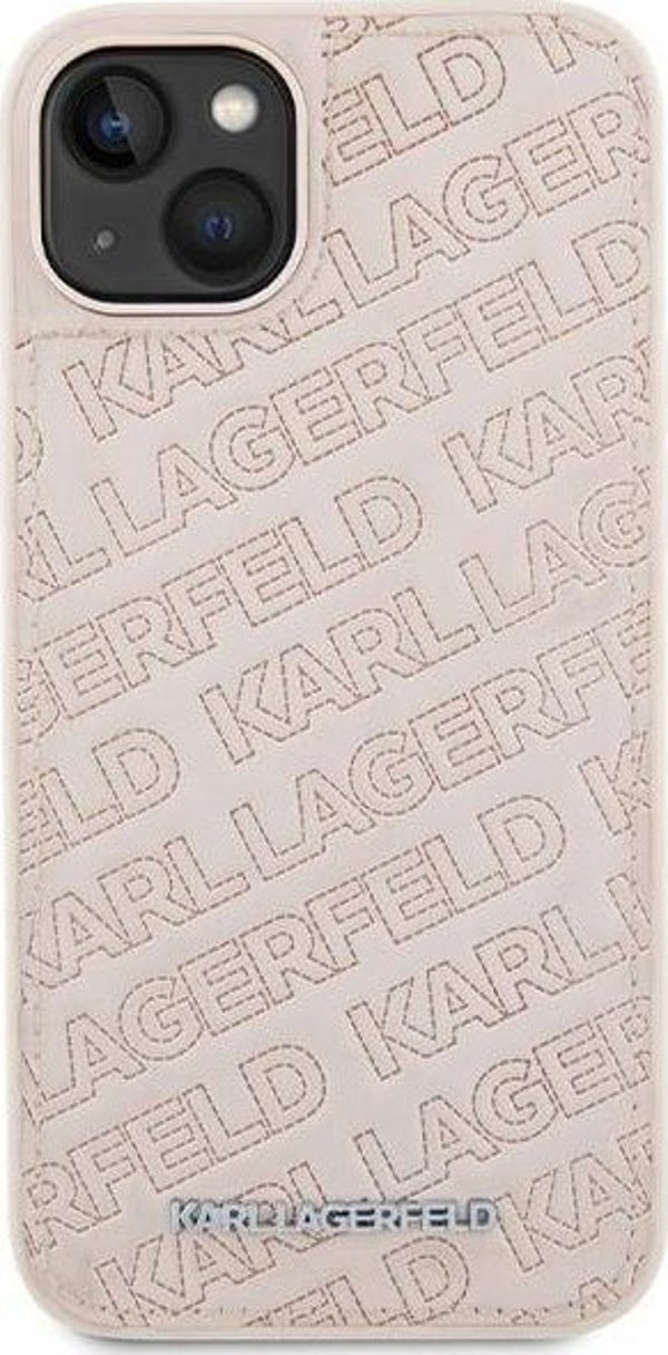 Karl Lagerfeld Karl Lagerfeld KLHCP15SPQKPMP iPhone 15 6.1" ροζ hardcase Quilted K Pattern